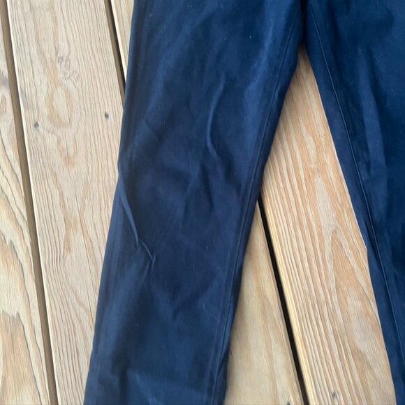 AG Adriano Goldschmied the prima mid rise cigarette blue suede pants size 27R - Picture 3 of 11